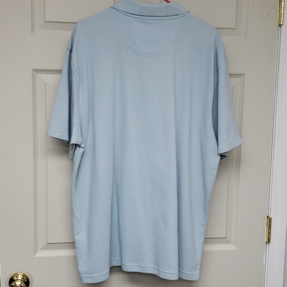 Van Heusen Studio Mens Short Sleeve Collar Shirt - Picture 3 of 3